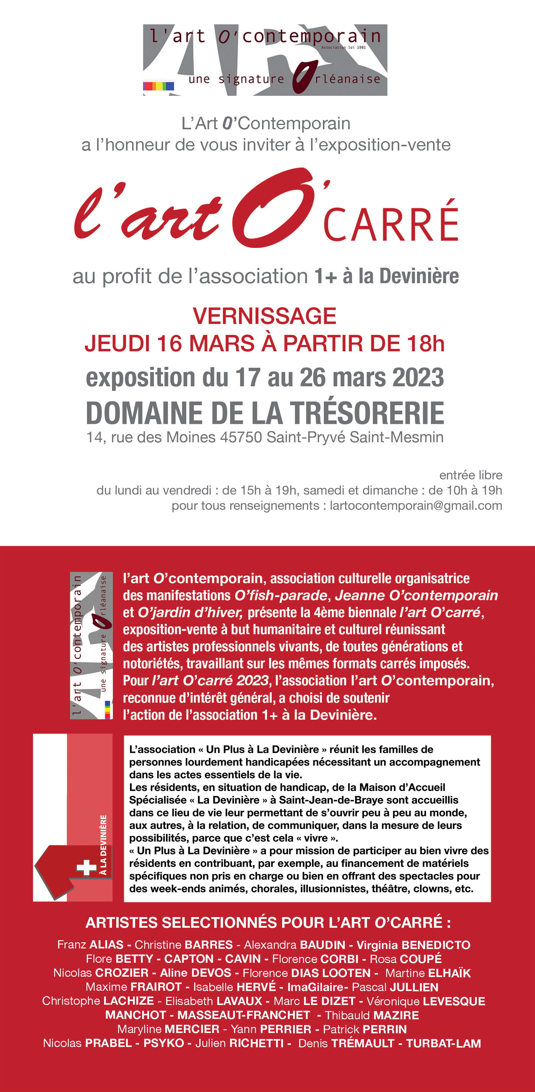 Exposition l'art au carré à Orléans