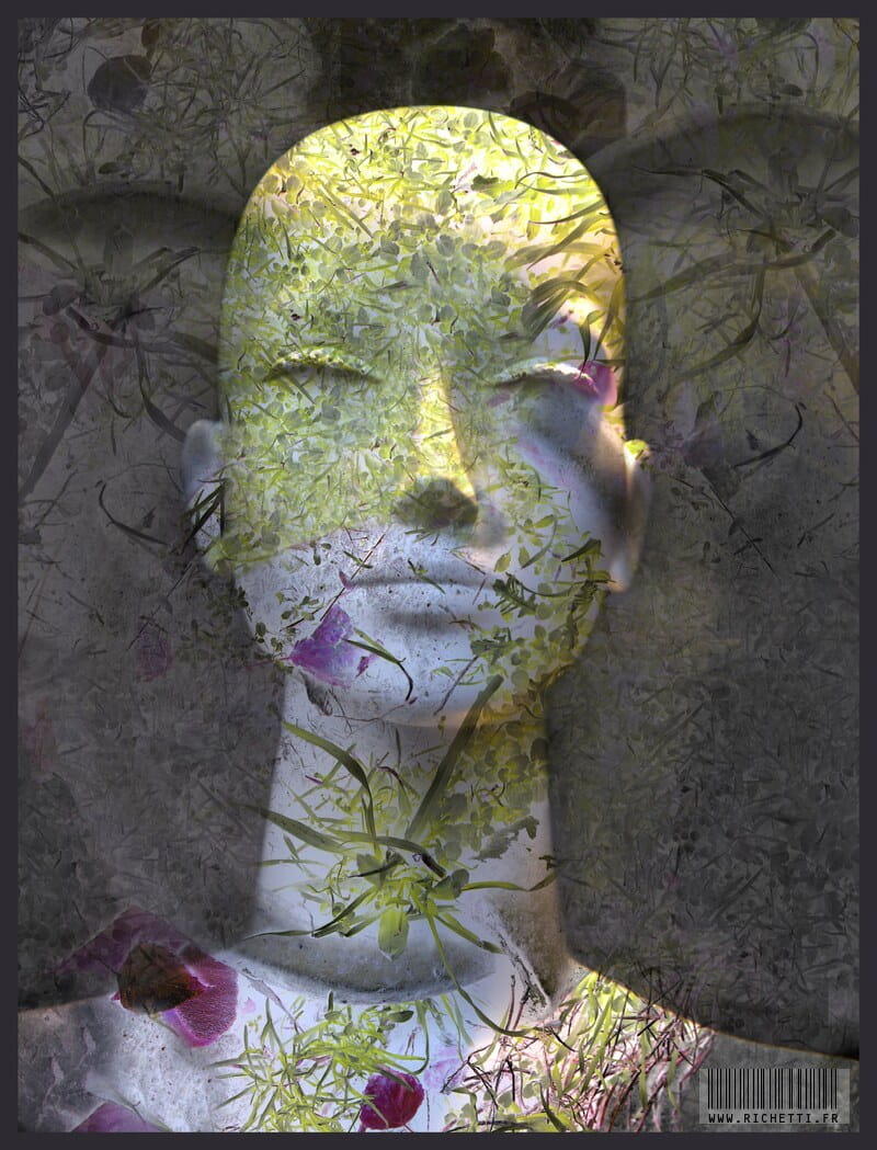 A la faveur du printemps II ~ Estampe numérique © Julien Richetti ...