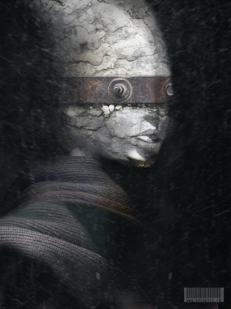 Le Mérou Pierre ~ Estampe numérique © Julien Richetti, artiste ...