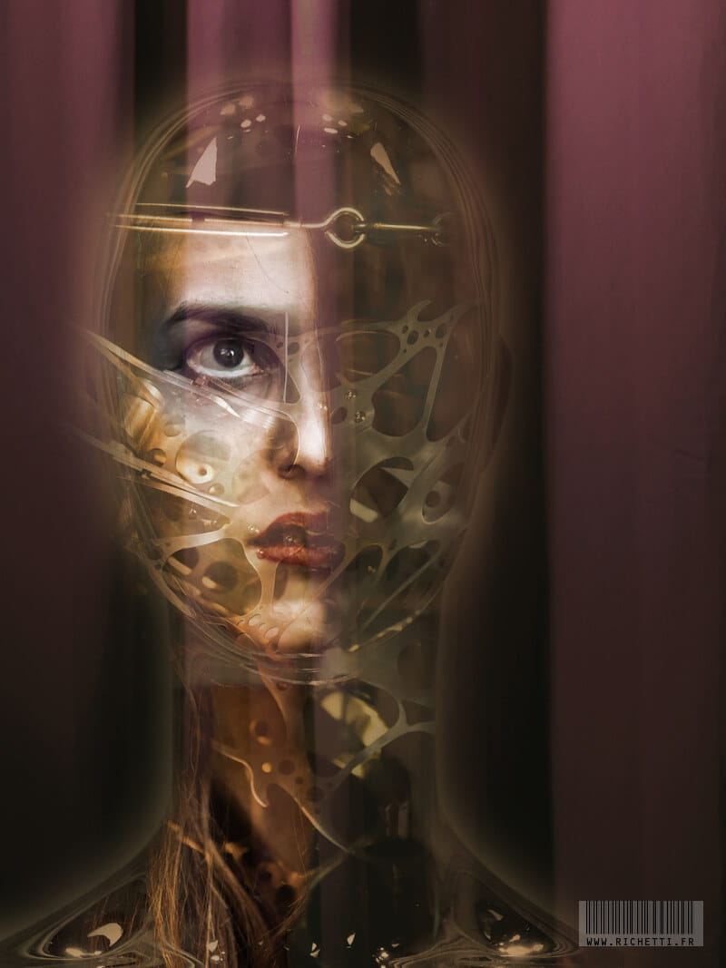 Mademoiselle Beverley Mantle ~ Estampe numérique © Julien Richetti ...