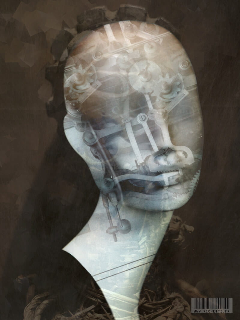 The futur of coyote woman ~ Estampe numérique © Julien Richetti ...