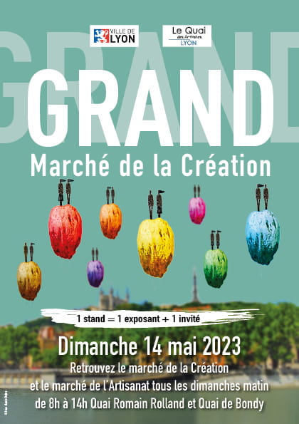 Grand marché ouvert de la création de Lyon 2023