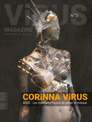 « Virus Magazine n°2 » photographisme de la série Virus Magazine © Julien Richetti, 2020 (impression format portrait 3:4 sur dibond)