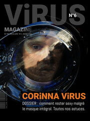 « Virus Magazine n°6 » photographisme de la série Virus Magazine © Julien Richetti, 2020 (impression format portrait 3:4 sur dibond)