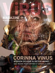 « Virus Magazine n°11 » photographisme de la série Virus Magazine © Julien Richetti, 2020 (impression format portrait 3:4 sur dibond)