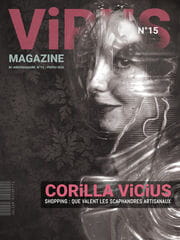 « Virus Magazine n°15 » photographisme de la série Virus Magazine © Julien Richetti, 2020 (impression format portrait 3:4 sur dibond)