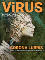 « Virus Magazine n°19 » photographisme de la série Virus Magazine © Julien Richetti, 2020 (impression format portrait 3:4 sur dibond)