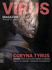 « Virus Magazine n°20 » photographisme de la série Virus Magazine © Julien Richetti, 2020 (impression format portrait 3:4 sur dibond)