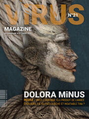 « Virus Magazine n°21 » photographisme de la série Virus Magazine © Julien Richetti, 2020 (impression format portrait 3:4 sur dibond)
