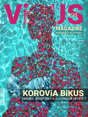 « Virus Magazine n°35 » photographisme de la série Virus Magazine © Julien Richetti, 2020 (impression format portrait 3:4 sur dibond)