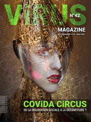 « Virus Magazine n°42 » photographisme de la série Virus Magazine © Julien Richetti, 2020 (impression format portrait 3:4 sur dibond)