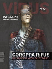 « Virus Magazine n°43 » photographisme de la série Virus Magazine © Julien Richetti, 2020 (impression format portrait 3:4 sur dibond)