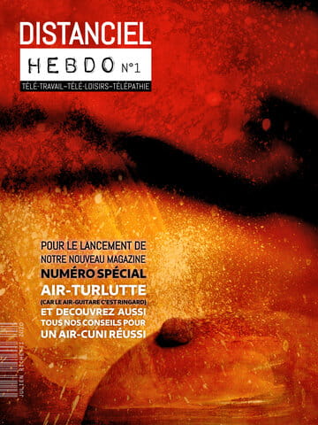 « Distanciel Hebdo 1 » photographisme de la série Distanciel Hebdo © Julien Richetti, 2020 (impression format portrait 3:4 sur dibond)