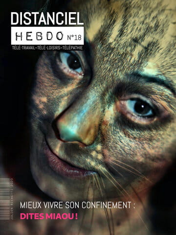 « Distanciel Hebdo 18 » photographisme de la série Distanciel Hebdo © Julien Richetti, 2020 (impression format portrait 3:4 sur dibond)