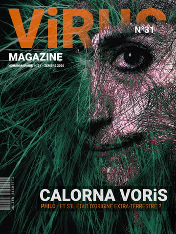 « Virus Magazine n°31 » photographisme de la série Virus Magazine © Julien Richetti, 2020 (impression format portrait 3:4 sur dibond)