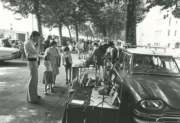 Le marché de la création de Lyon en 1979